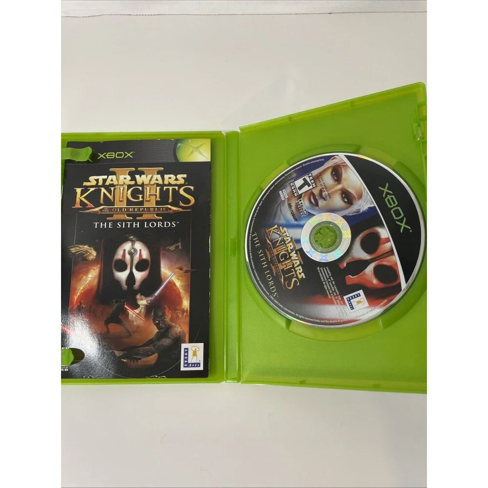 Star Wars Knights of the Old Republic II Xbox CIB Black Label PRISTINE
